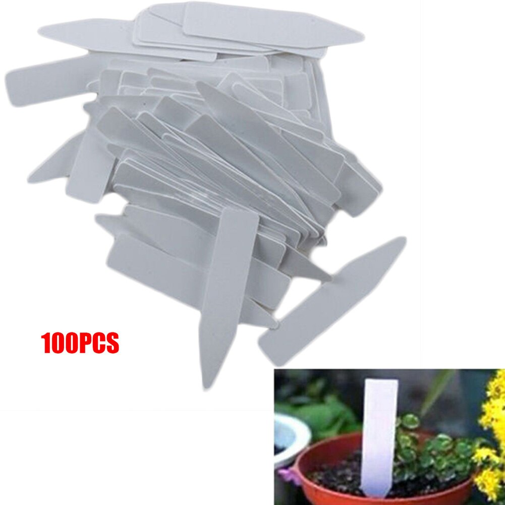 100Pcs Plastic Plant Tags Tuin Plant Labels Kweker... – Grandado