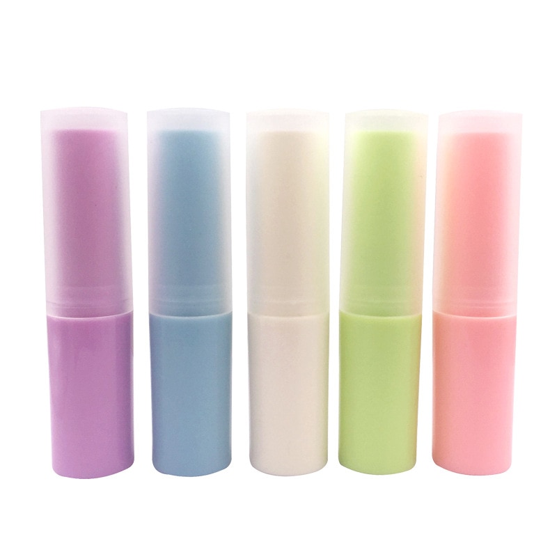 10Pcs Leuke Diy Lege Fles Lippenstift Lipgloss Tube Lippenbalsem Buis Container Met Cap Kleurrijke Lege Cosmetische Containers