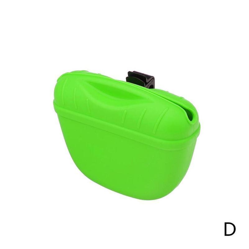 1 bolsa de Alimentación de Mascotas de silicona bolsa de almacenamiento portátil de aperitivos para perros bolsa de comida para mascotas Cinturón desmontable bolsa de adiestramiento al aire libre: D