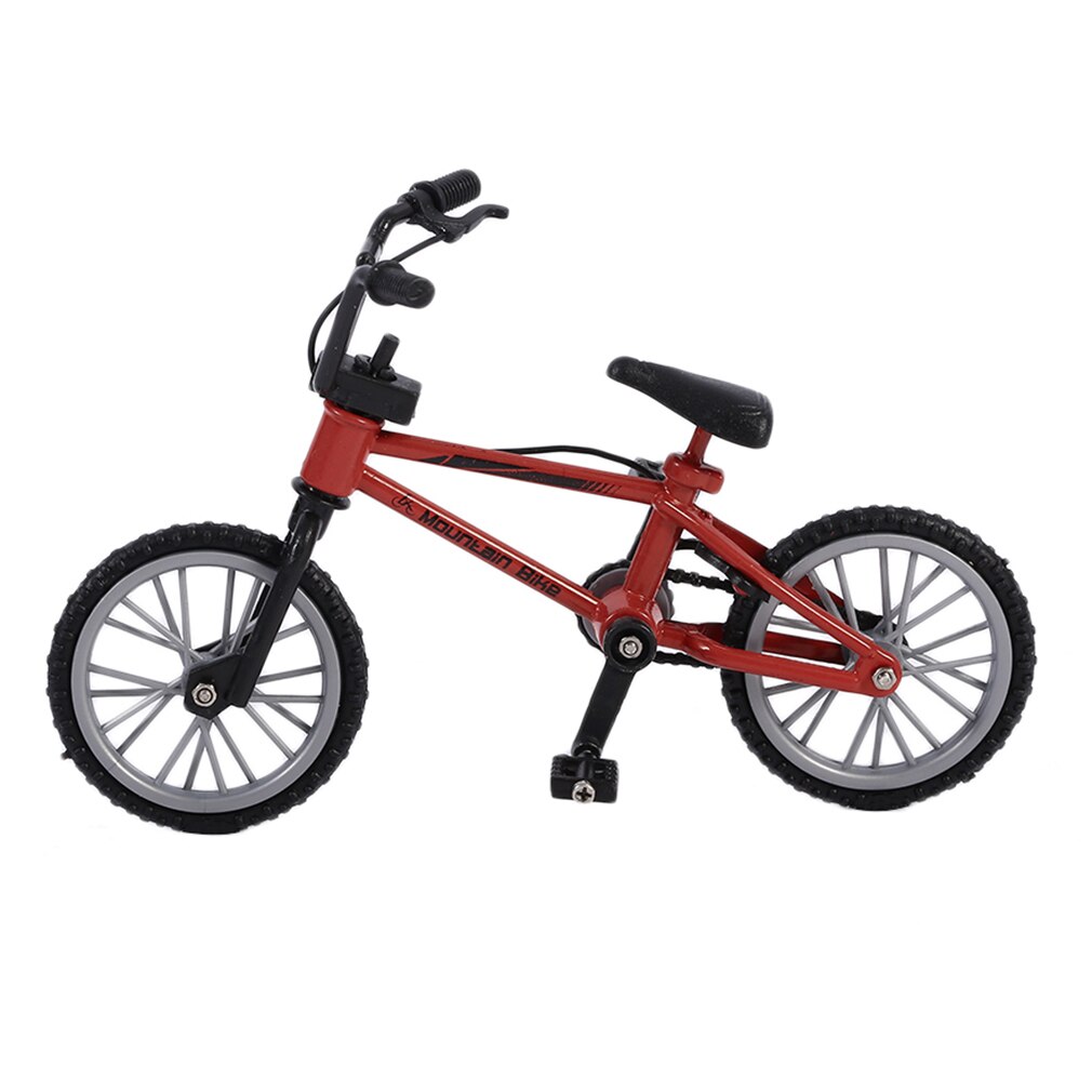 1 sztuk palec bmx rower zabawki dla chłopców minirower z liny hamulcowej stop bmx funkcjonalne Góra rower zabawki modele dla dzieci prezent: Czerwony