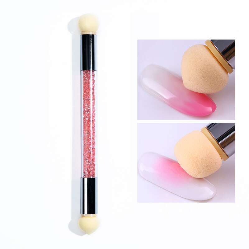 Mobray-vernis à ongles Gel à double extrémité, brosse acrylique avec poignée avec strass, stylo de peinture de manucure à faire soi-même: MJ69-04