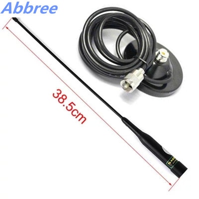 Nagoya NL-R2 doppio gruppo musicale VHF/UHF 144/430MHz mobile Radio antenna NLR2 + Supporto Magnetico (di base dia:9 CENTIMETRI) 5M Cavo per la Telefonia mobile
