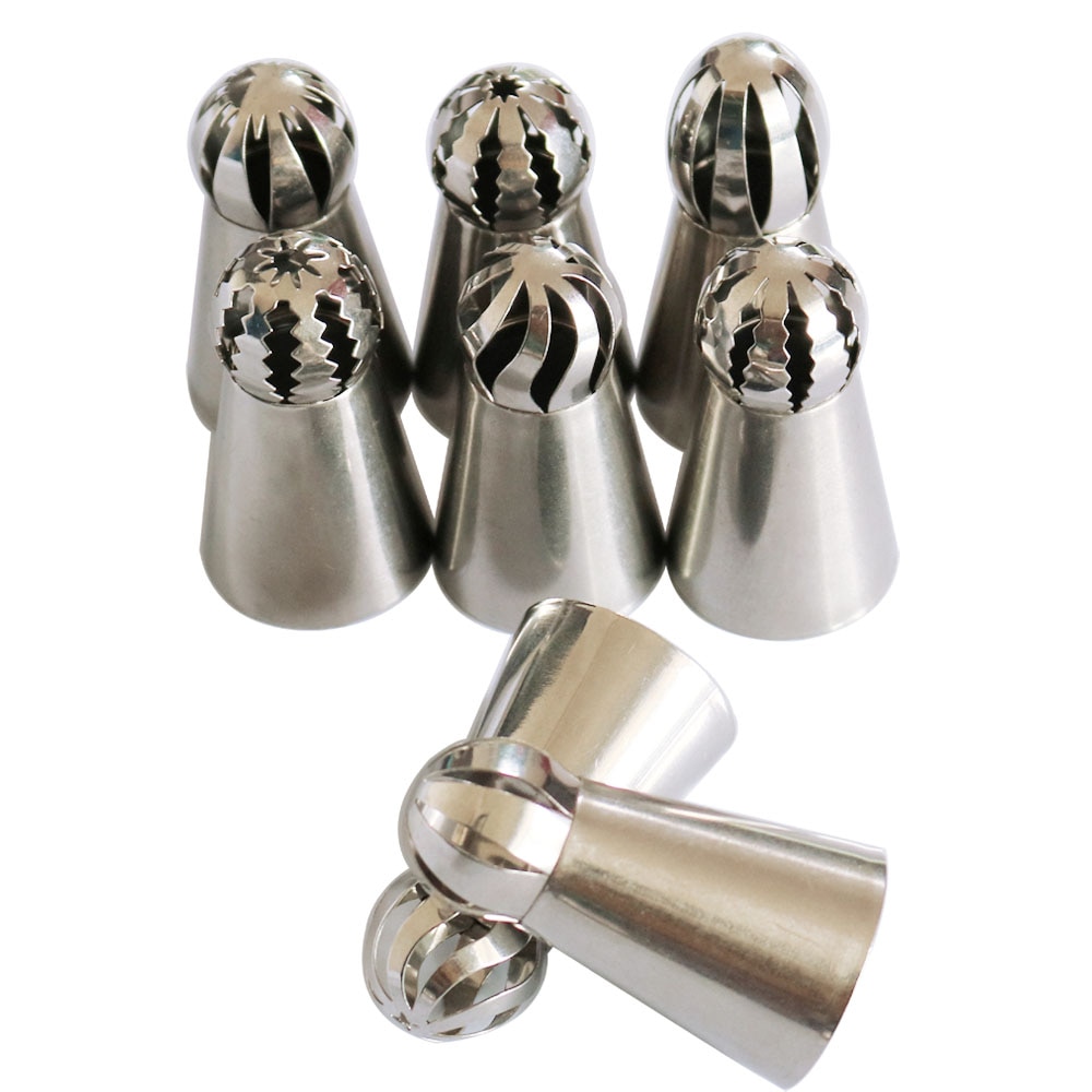 Sophronia 56Pcs Nozzles Cake Piping Nozzl Cake Tips Rvs Cake Gebak Set Rvs Cake Decorating ToolCSS023
