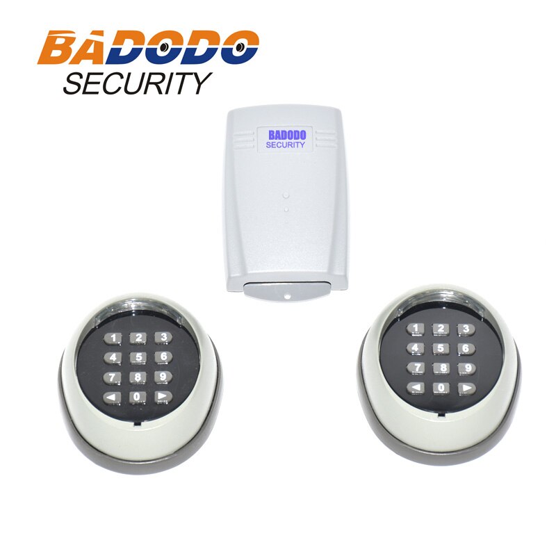 wireless 2 keypads with 1 receiver for swing sliding garage gate opener compatible