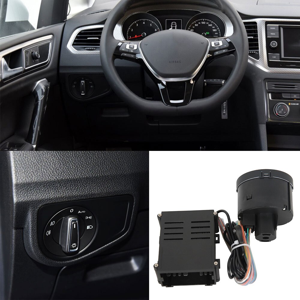 Auto Headlight Fog Light Switch Module Upgrade Fit VW T5 T5.1 Transporter 03-15