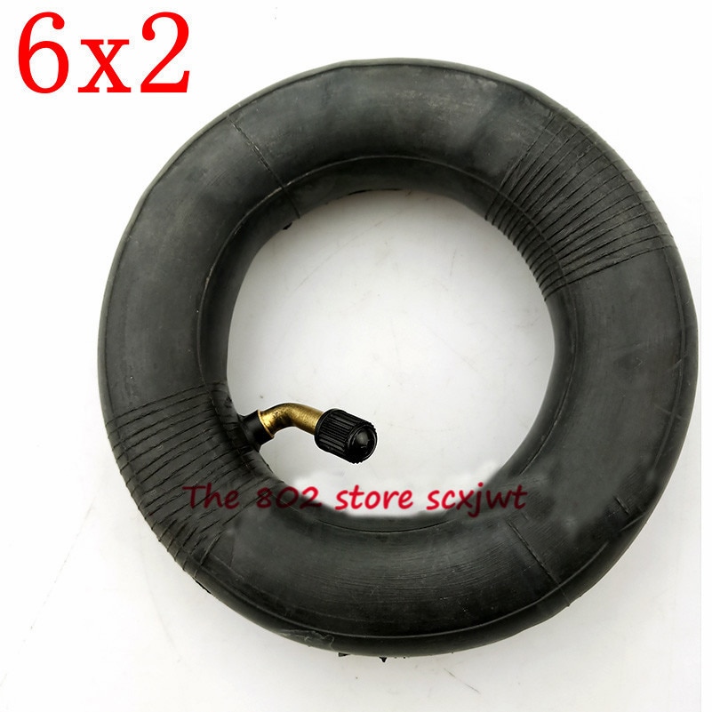 Size 6X2 Inflation Tire Wheel Use 6" Tire Alloy Hub 160mm Pneumatic Tyre Electric Scooter Pneumatic Wheel Trolley Cart Air Wheel