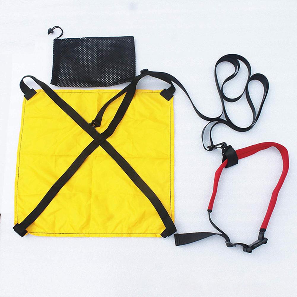 Banda de resistencia de natación, bolsa de agua de cuerda de remolque, rally de tracción de resistencia, paracaídas de resistencia de cuerda elástica, accesorios de natación