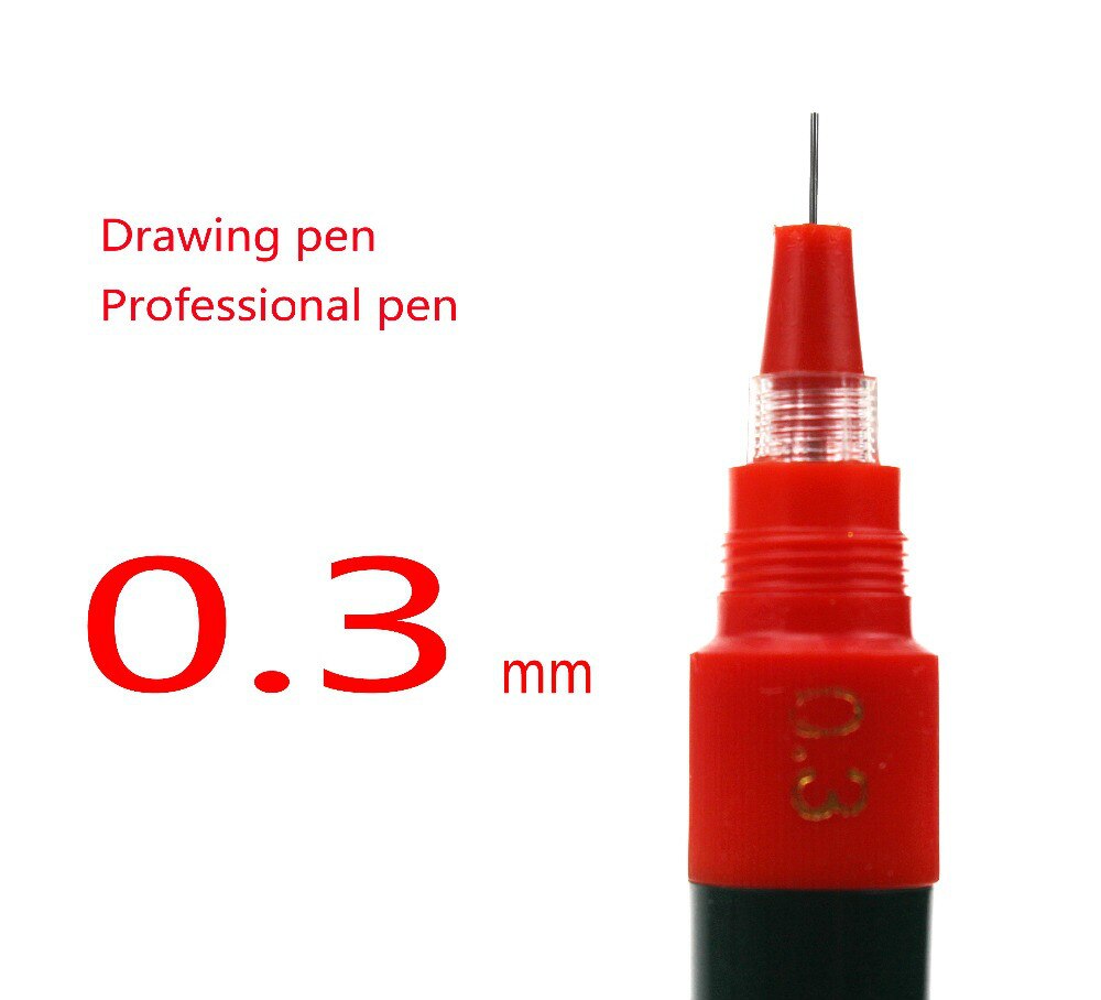 Schrijven dia 0.3mm Hero Oplaadbare inkt naald pennen tekening pen Technische pen