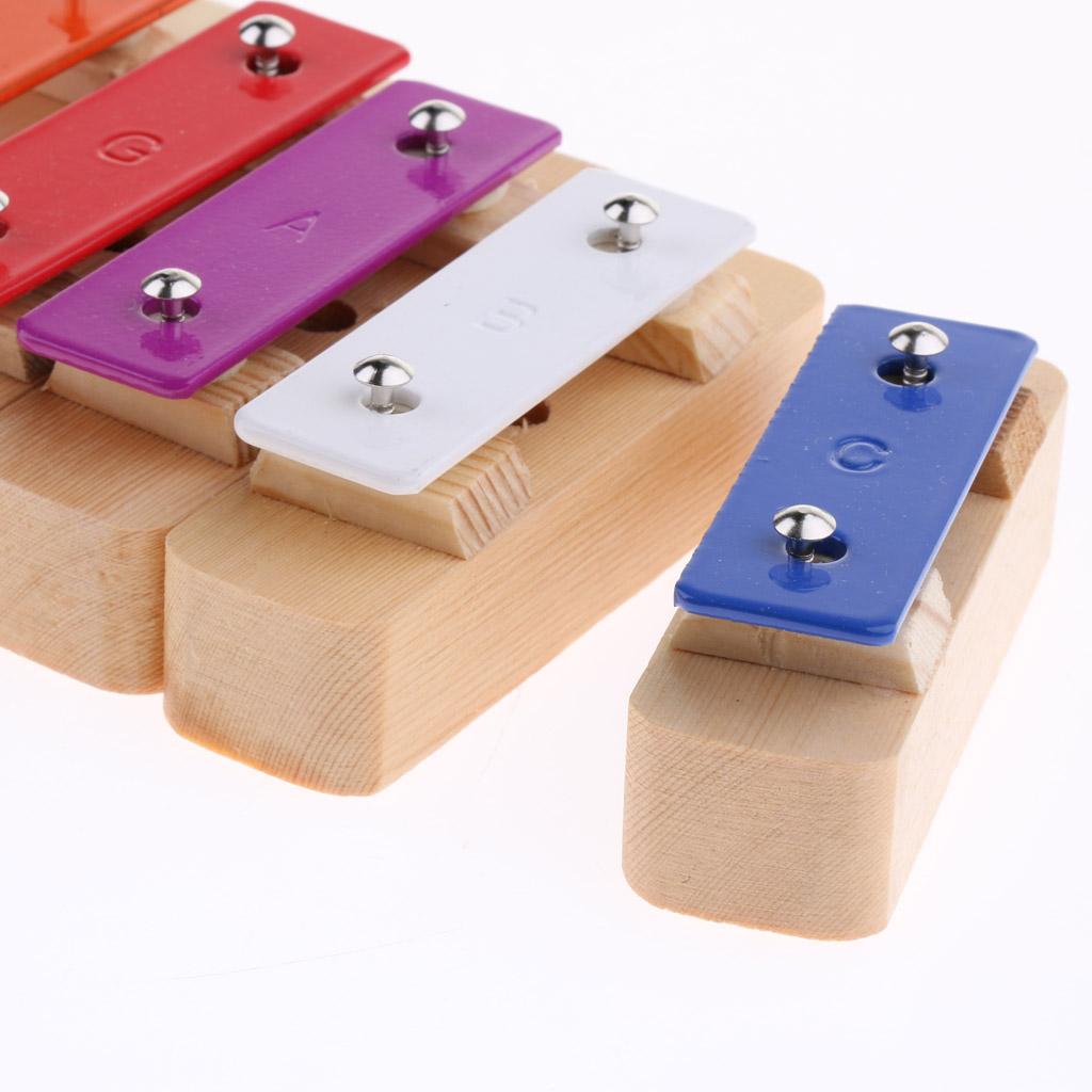 Thrown Instruments Mini 8 Button Xylophone And 2 X Wood Hammer Match ... – Vicedeal
