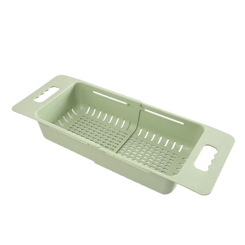 Household kitchen retractable adjustable sink retractable vegetable washing basket drain basket washing basket 1Pcs