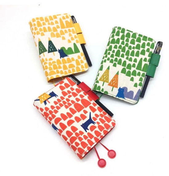 japan A6 B6 a5 notebook stationery diary billbook hobo specifications cover japanese style cover Fabrics
