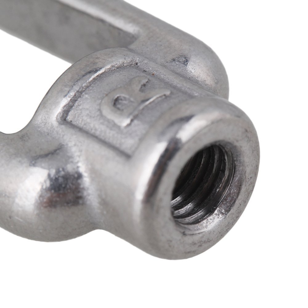 304 Stainless Steel European Style Hook & Hook M4/ M5/ M6/ M8 Turnbuckles Adjustable Wire Rope Tensioners 10/ 5pcs