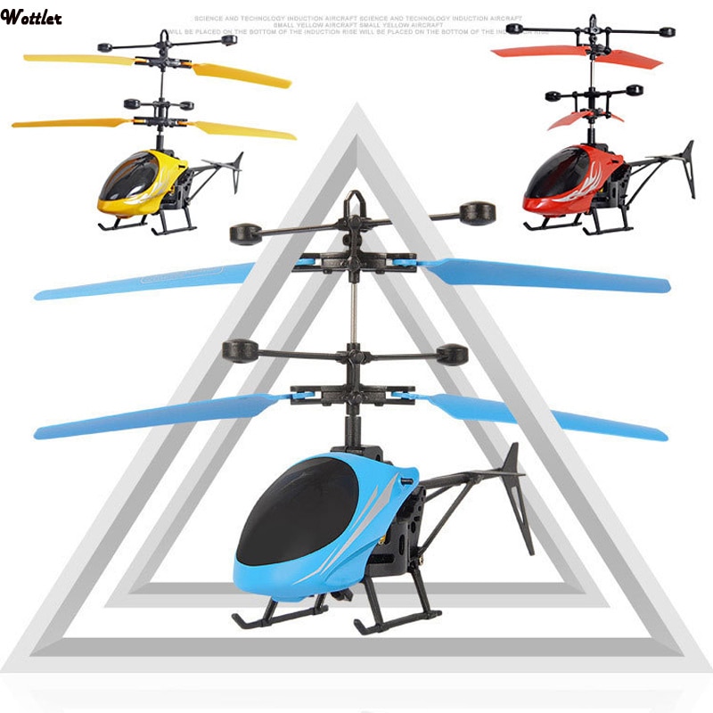 Vliegende Helikopter Mini Rc Infraed Inductie Vliegtuigen Quadcopter Upgrade Rc Drone Knipperlicht Speelgoed Voor Kids