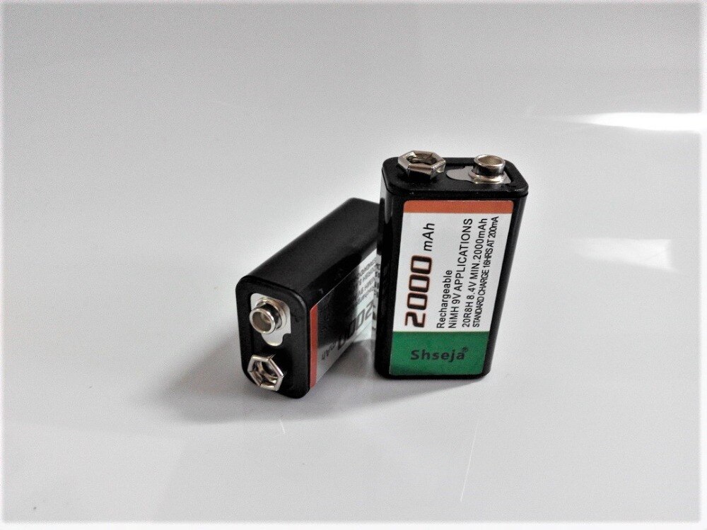 2pcs 9V2000mah NI-MH Batterij + 9V 6F22 Batterij AA AAA Oplaadbare Batterijen Smart Charger