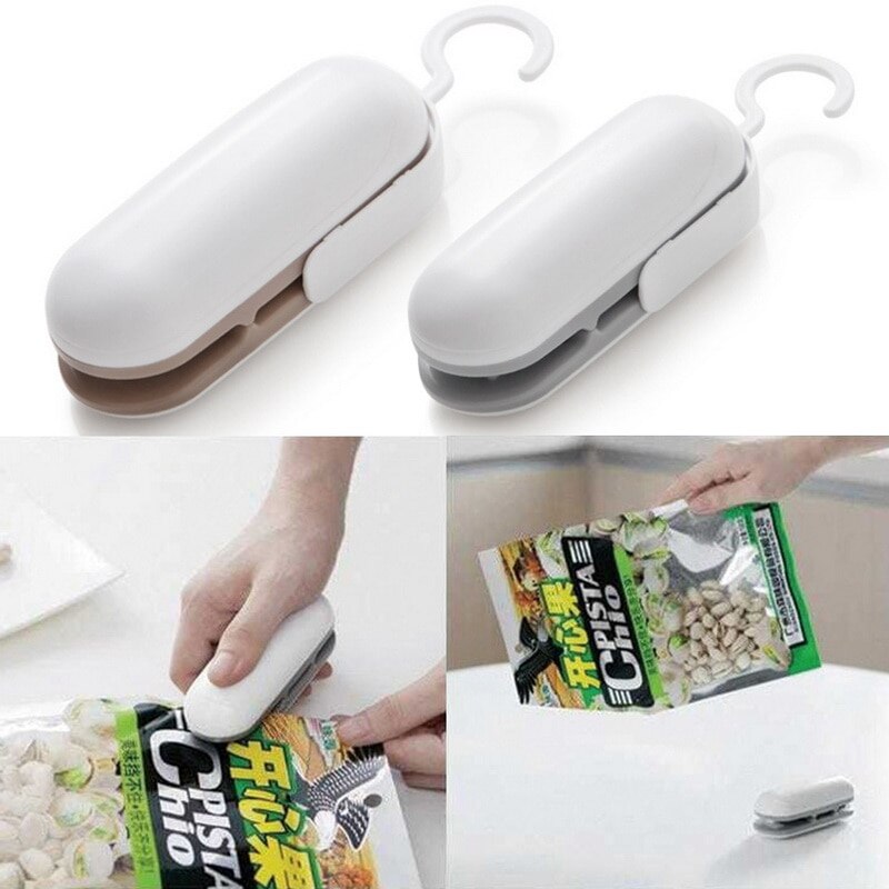 1 Dag Beste Draagbare Mini Afdichting Huishoudelijke Machine Warmte Sealer Capper Voedsel Saver Voor Plastic Zakken Pakket Mini gadgets