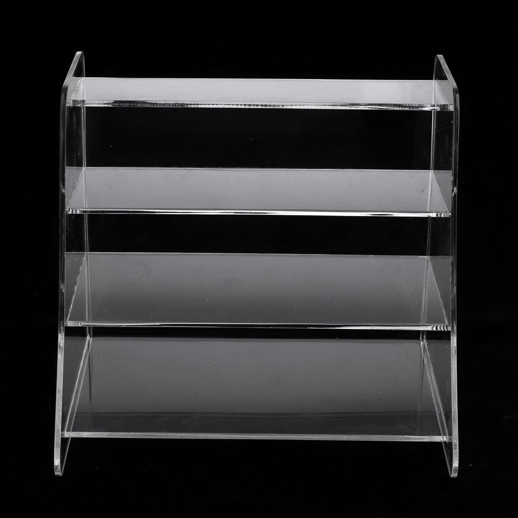 Clear Acrylic Cosmetic Storage Rack Makeup Jewelry... – Grandado