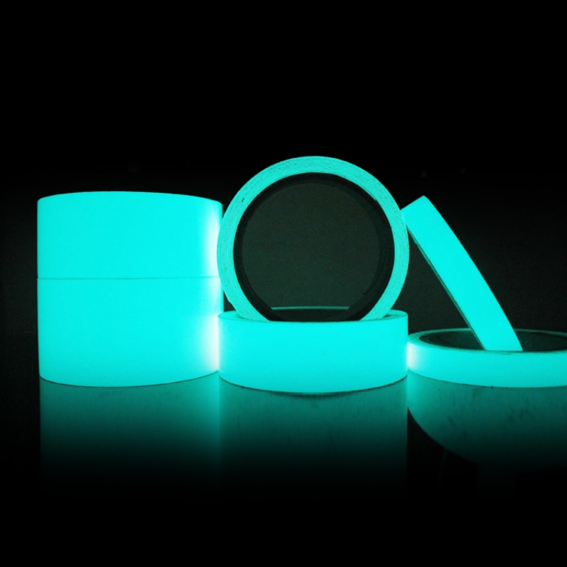 Reflecterende Tape Auto Stickers Grappige Decal Diy Licht Lichtgevende Waarschuwing Glow Dark Night Tapes Sticker Veiligheid Auto-Covers Accessoires
