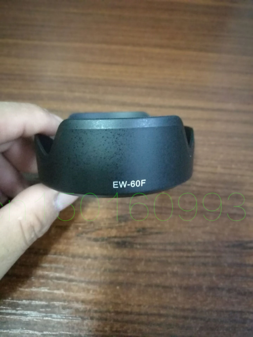 Camera Lens Hood EW60F Bayonet Mount EW-60F for Canon E0S M5 M6 With EF-M 18-150mm f/3.5-6.3 IS STM 55mm Filter Diameter Lens