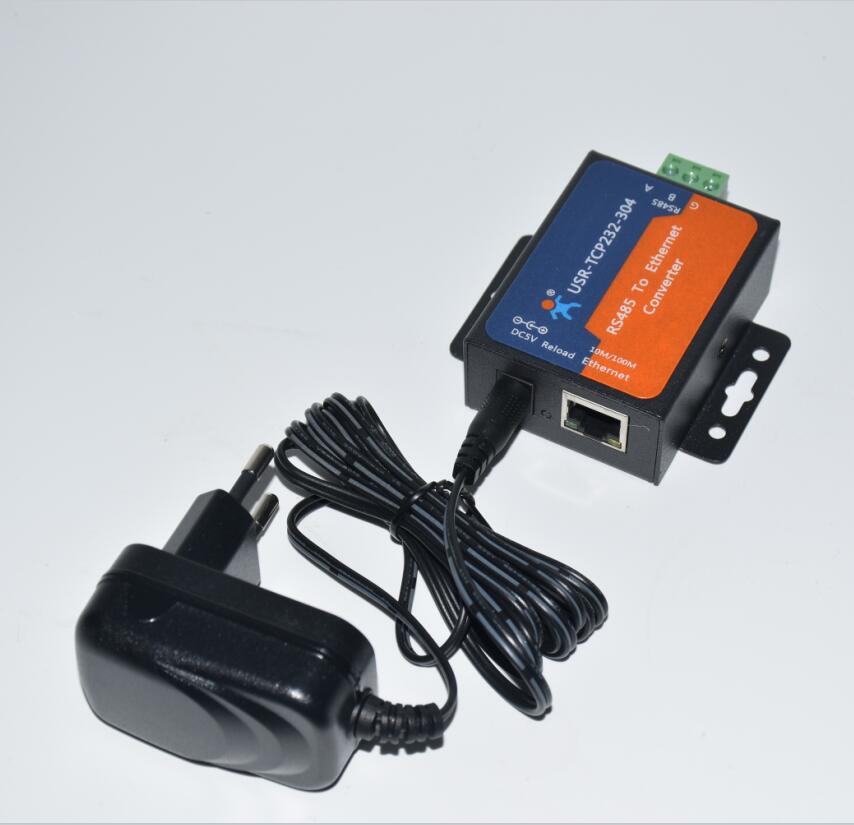 USR-TCP232-304 RS485 to Ethernet Server Serial to TCP/IP Converter Module with Built-in Webpage DHCP/DNS HTTPD Supported