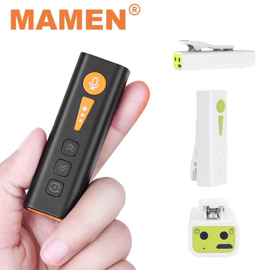 i3K Portable Bluetooth Earphone Microphone With SoundCard Voice Changer Lavalier Microfone With Headset for Phone Live Game Vlog