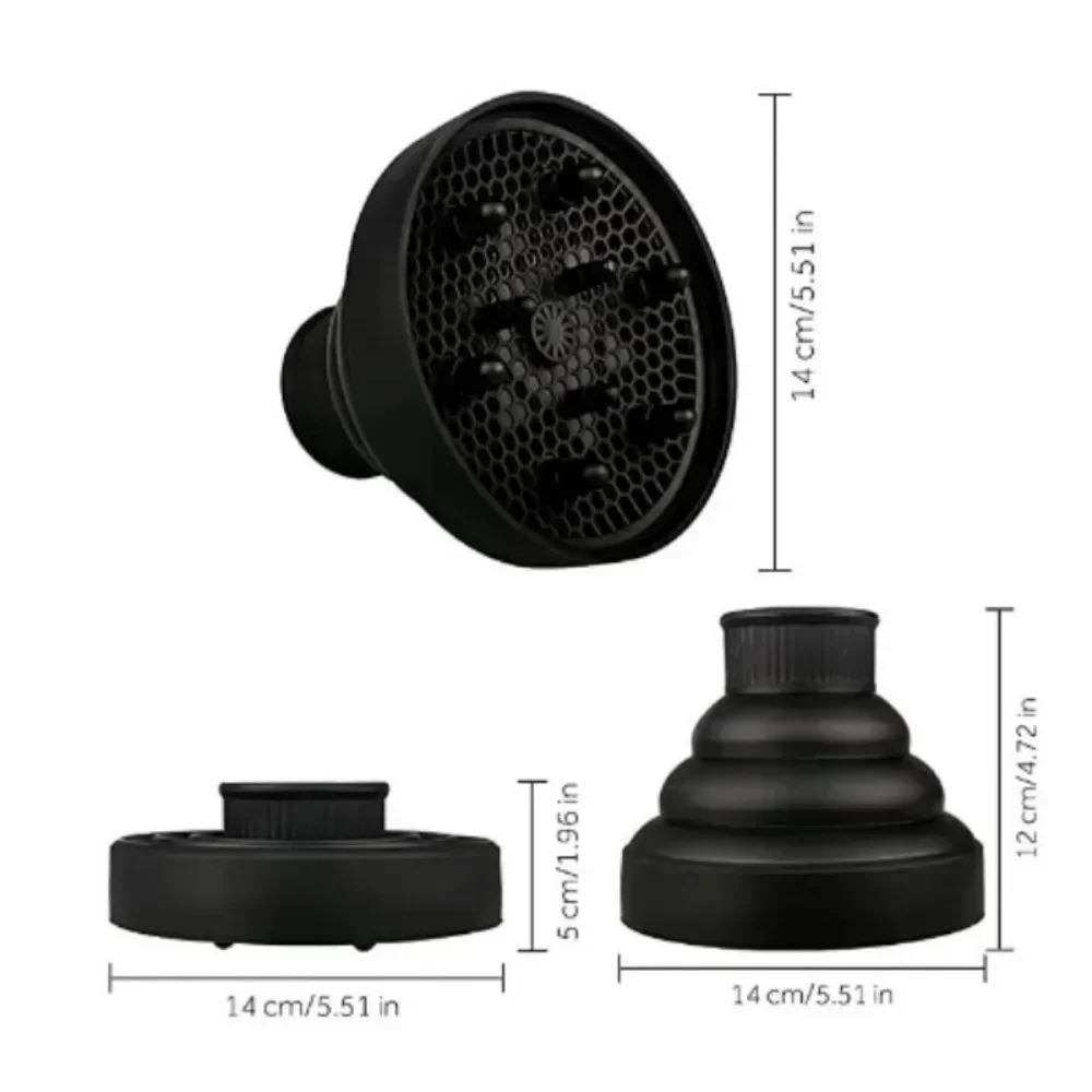 Silicone Hair Styling Tools Suitable Universal Hair Curl Diffuser Cover Diffuser Disk Hairdryer Curly Drying Blower