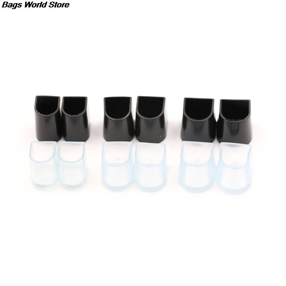 1 Pair Latin Dance Shoes Transparent Shoe Covers Cap Shoe Care Hard Wearing High Heeler Wedding Heel Protectors Stoppers 3 Sizes