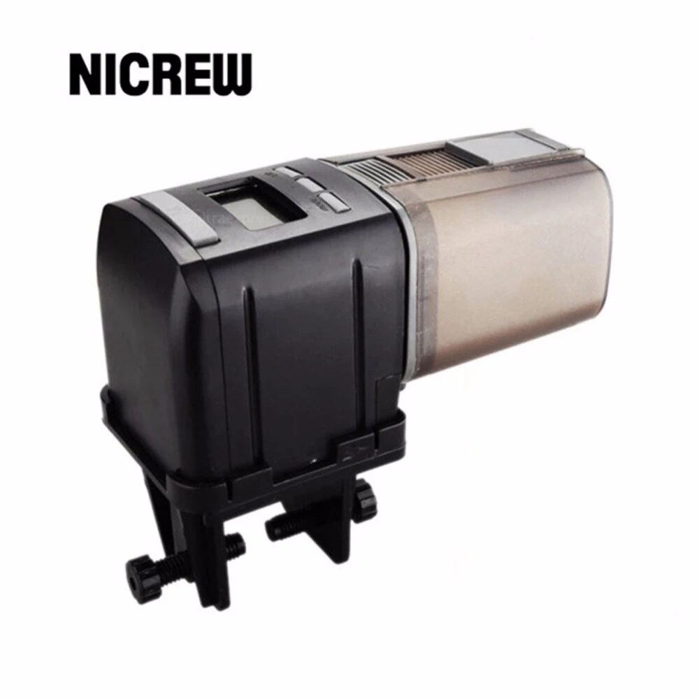 Nicrew Aquarium Automatic Fish Feeder Smart Control Aquarium Tank Vijver Auto Fish Feeder Timer Visvoer Dispenser Gereedschap Levert: G