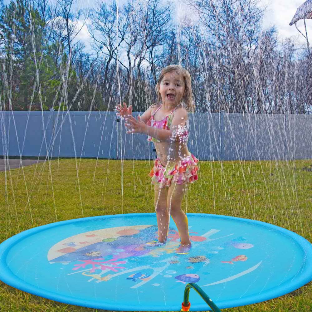 Water Spray Pad Opblaasbare Water Spelen Mat Zomer Outdoor Water Kussen Strand Mat Gazon Sprinkler Kussen Speelgoed