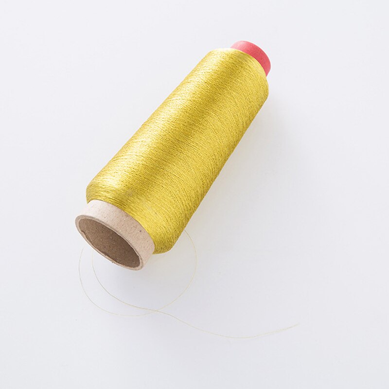 Fil à coudre Durable or/argent 150D, 1 pièce, pour Machine à coudre, en Polyester, pour fournitures de couture