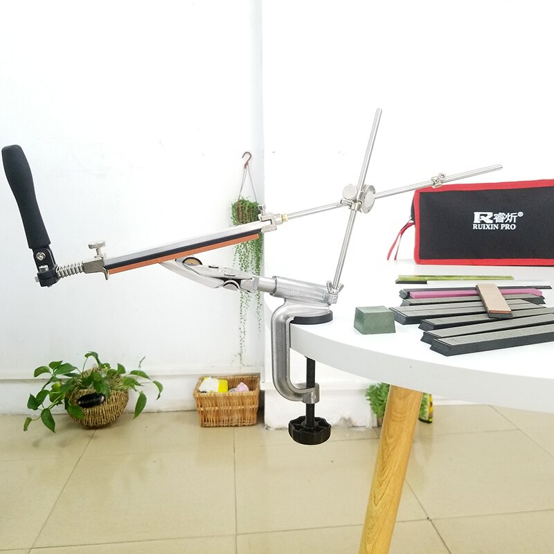 Ruixin pro affûtage pierre aiguiseur de couteau de supérieure dernier portable 360 degrés rotatif pince pointe diamant