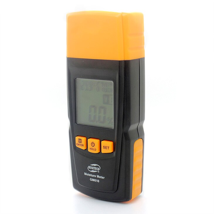 GM610 Digital LCD Display Wood Moisture Meter Gauge Humidity Tester