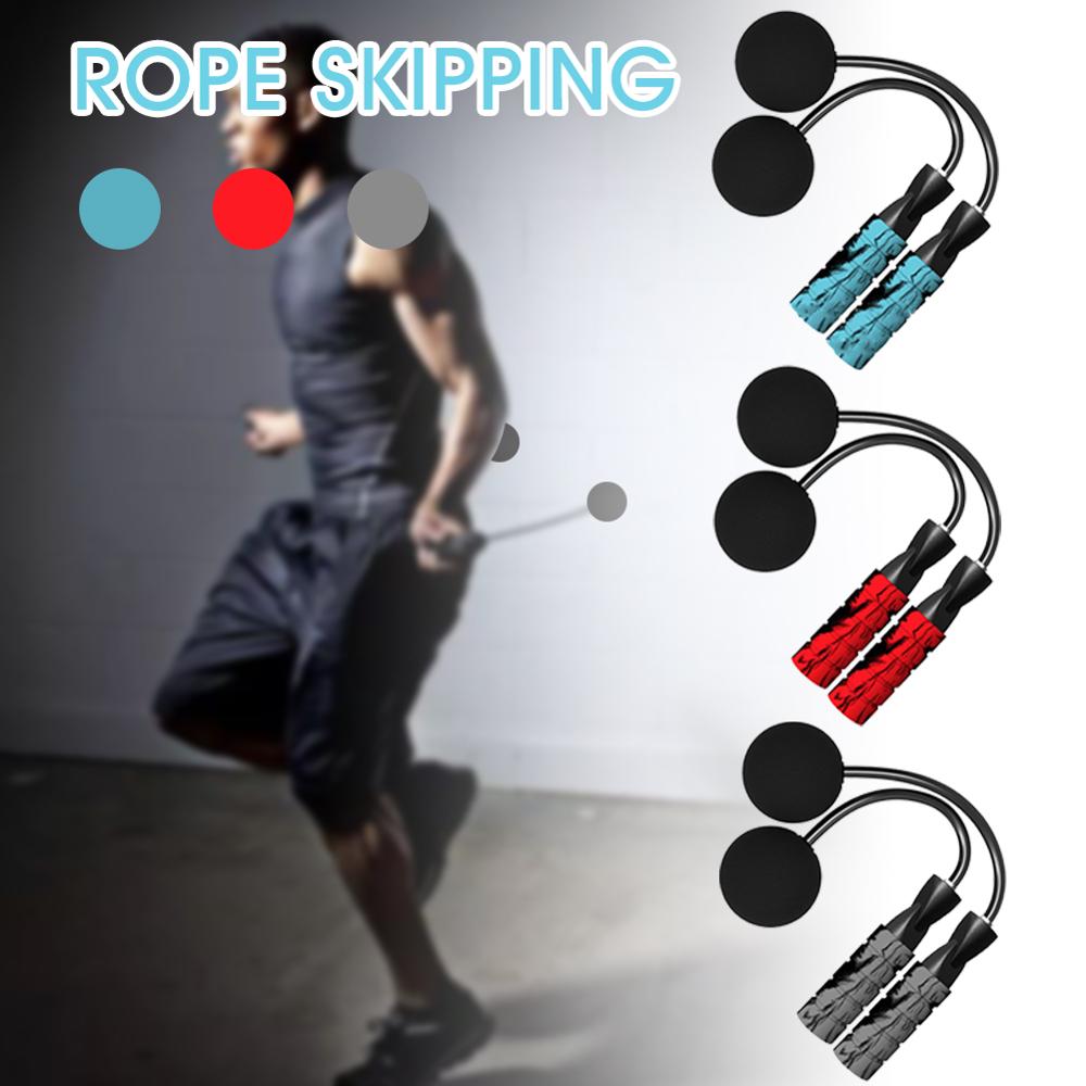 Verstelbare Cordless Springtouwen Anti-Slip Foam Draadloze Skip Touw Calorieverbruik Fitness Body Building Oefening Jumping Rop