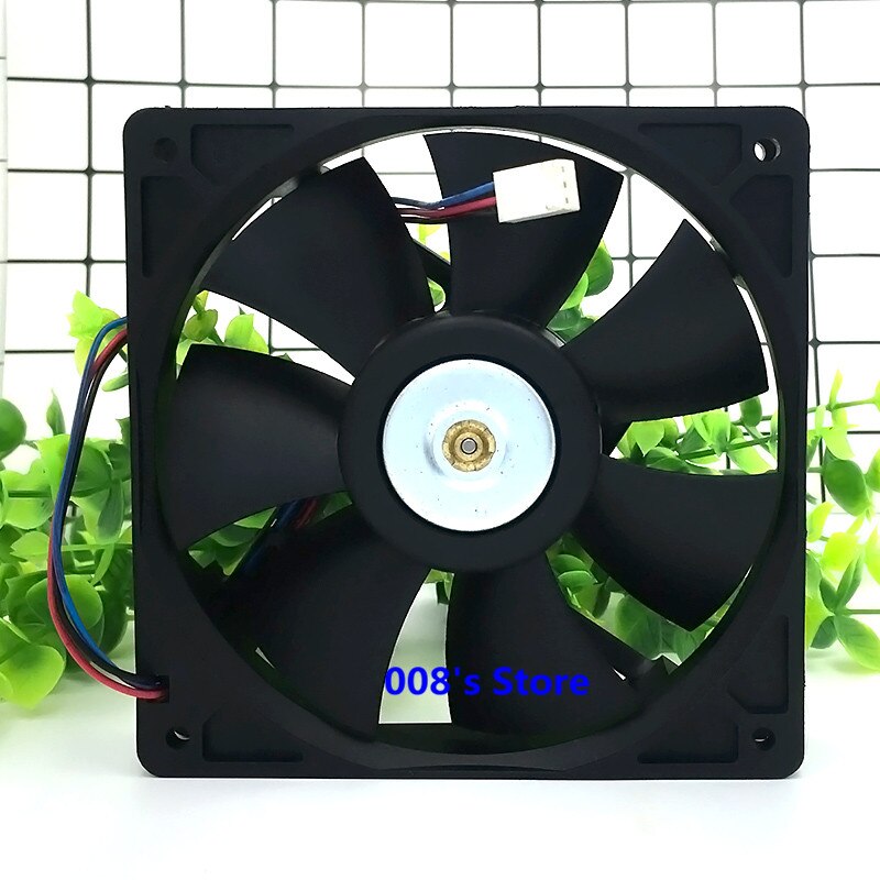 Cpu køler blæser til pc server afb 1212sh -f00 3 pins /-5 c 54 4 pins 120mm 120*120*25mm 12v 0.80a pwm køling 3400 rpm 113 cfm