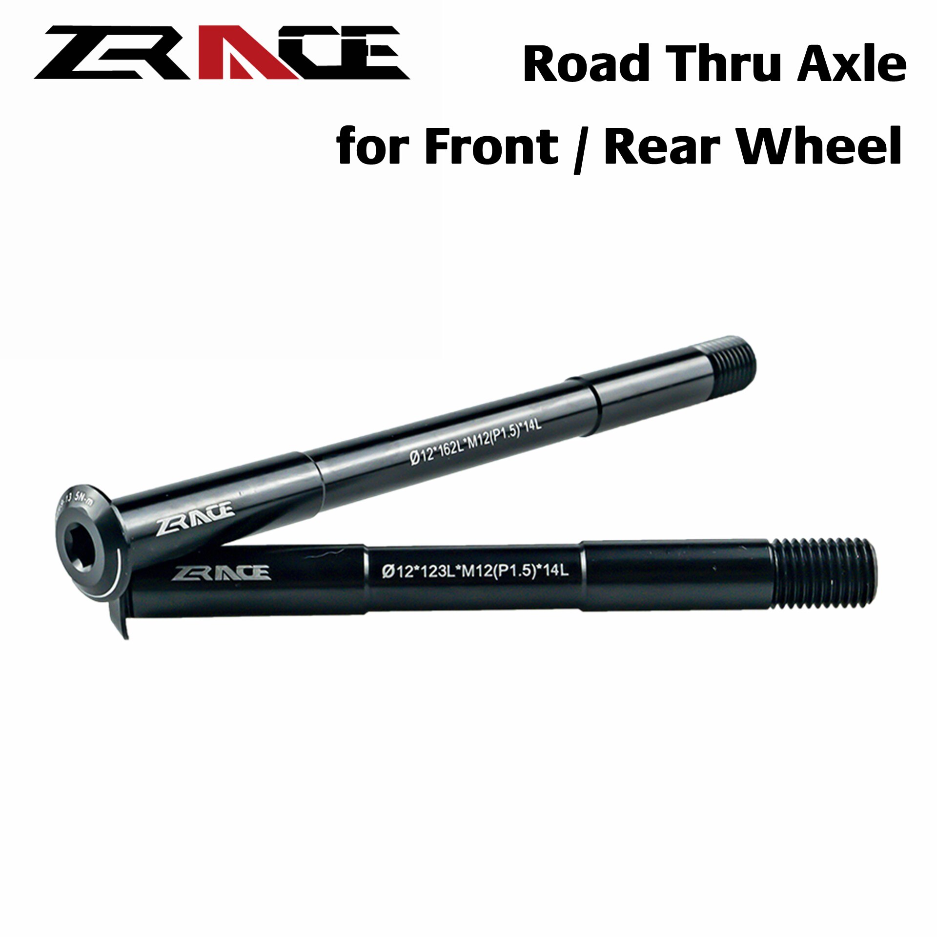 ZRACE-buje de bicicleta de carretera, eje pasante para rueda delantera/trasera, 12x100 / 12x135, marco de carretera de fibra de carbono Compatible