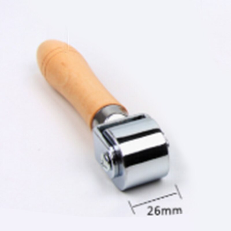 Outil de reliure en cuir fer main rouleau poussoir coupe compacteur bricolage artisanat petits rouleaux roue accessoires