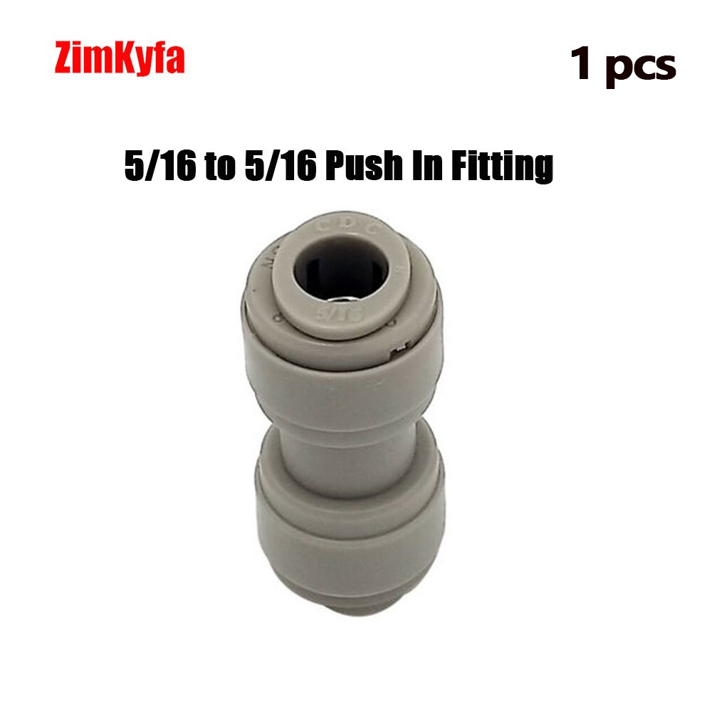 Thuis Brouwen Bier Gas Push-In Fitting Fittings Air Waterslang Tube Adapter 5/16 "Tot 5/16" reducer Connector 2 Stuks