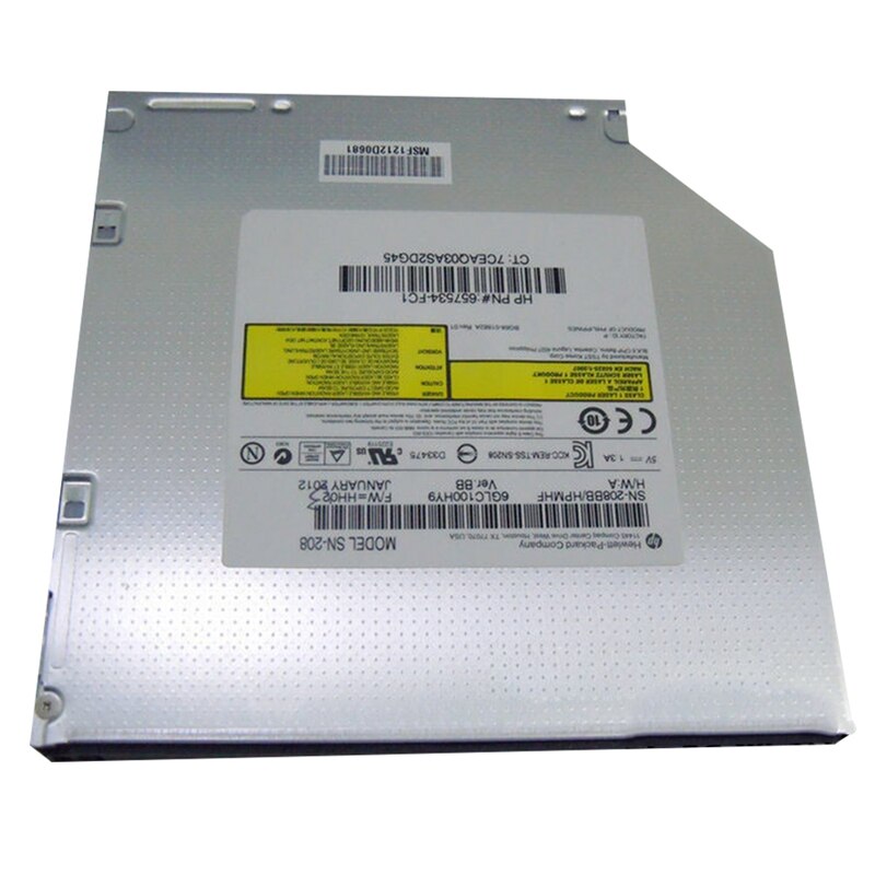 DVD CD RW brûleur 9.5mm interne SATA lecteur de disque optique ordinateur portable portable DVD graveur SU-208: Default Title