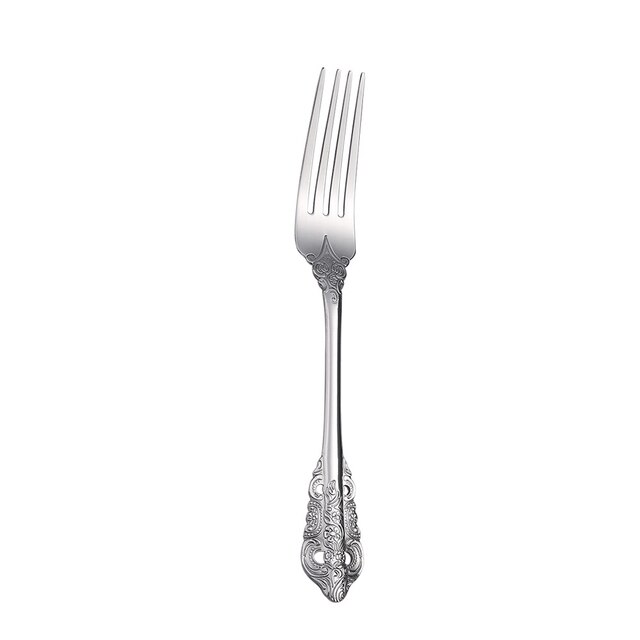 Creativity Retro Western Cutlery Dining Knives Fork Spoon Stainless Steel Cutlery Dinnerware Engrave Relief Luxury Tableware