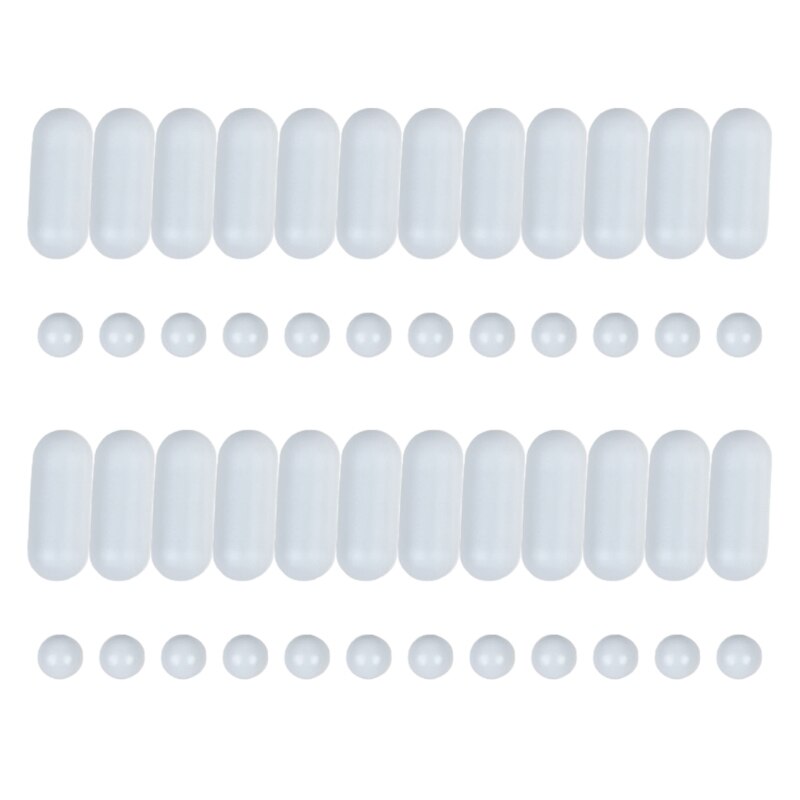 Parachoques de asiento de inodoro para baño, antiruido, más plano, 24 piezas, , 2022