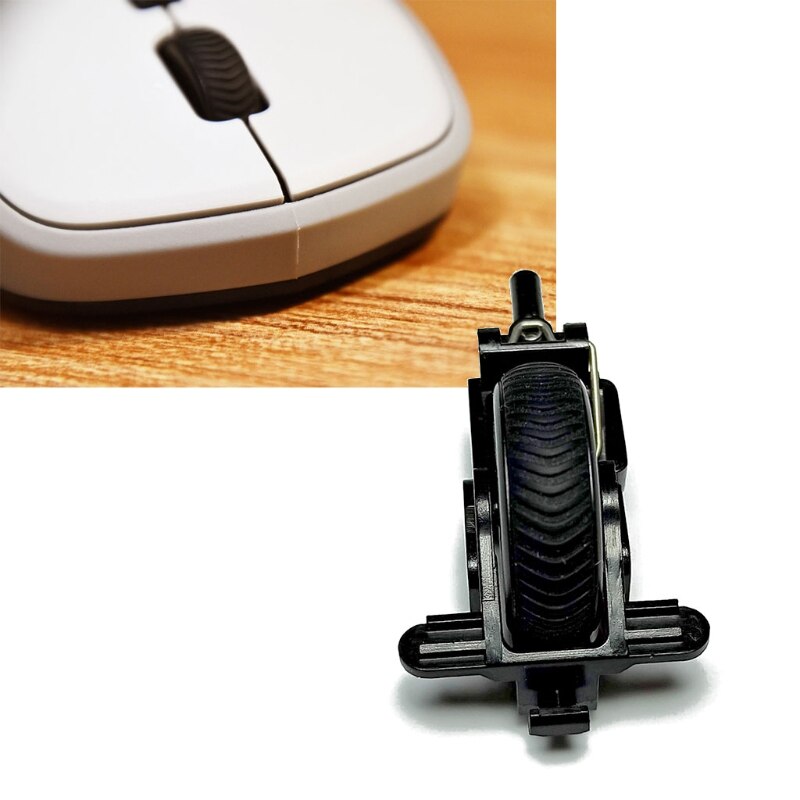 DXAB Replacement Mouse Pulley Scroll Wheel Roller for logitech M336 / M337 Wireless Mouse Repair Parts (Black)
