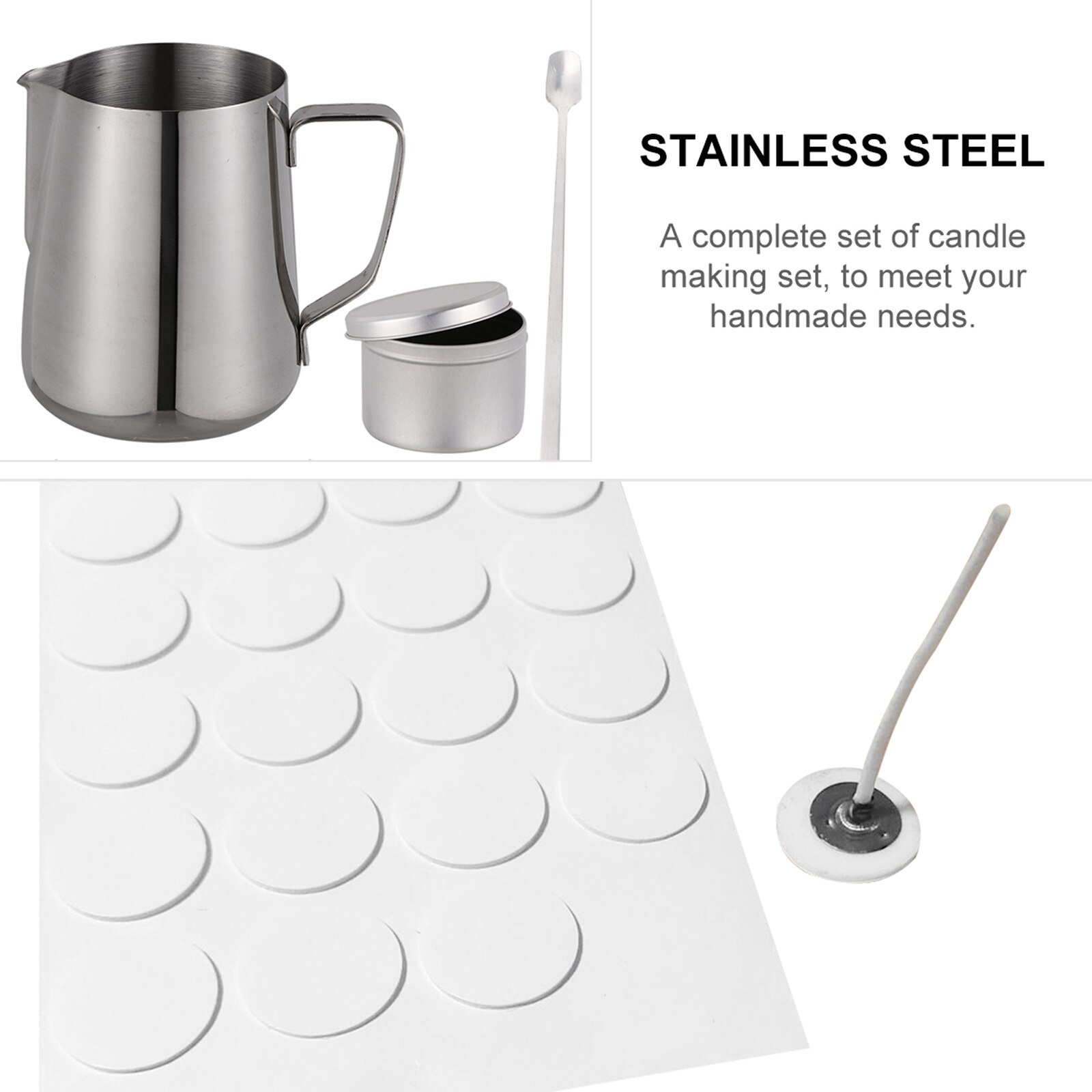 1 Set Soy Candle Making Supplies DIY Make Your Own Scented Candle Set