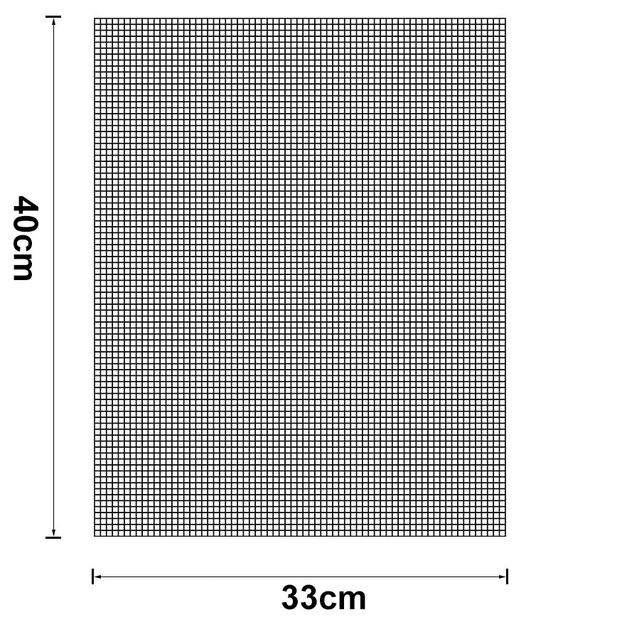 Tapis de cuisson, feuille de cuisson et Grill résistant à la chaleur, BBQ en mailles antiadhésives, accessoires pour Barbecue en fête, 40x30cm