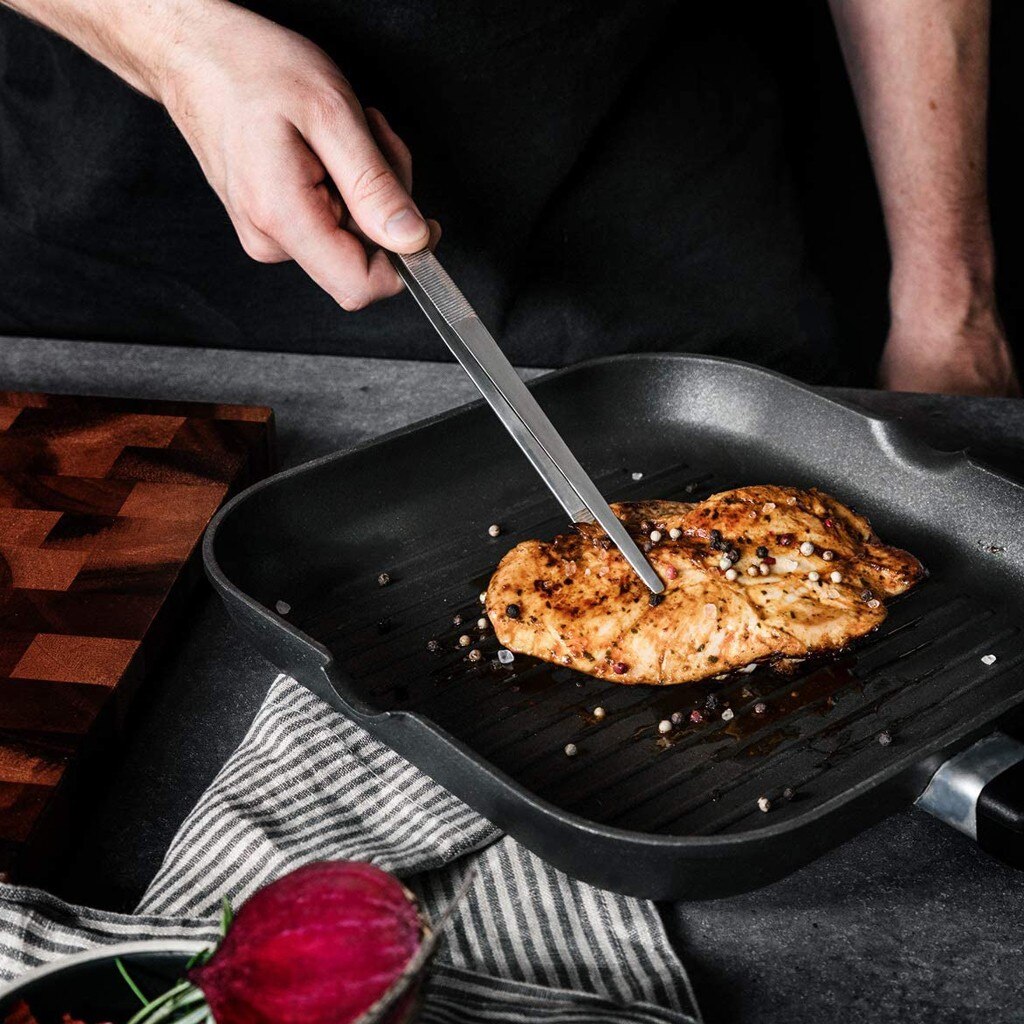 Chef Kitchen Barbecue Tongs Stainless Steel BBQ Tongs Clip Food Meat Tweezer Kitchen Picnic Gadget Cooking Utensils Tools Q40