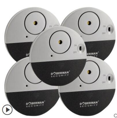 security SE-0106 Untra-slim window alert ,door / window alarm vibration sensor: 5pcs
