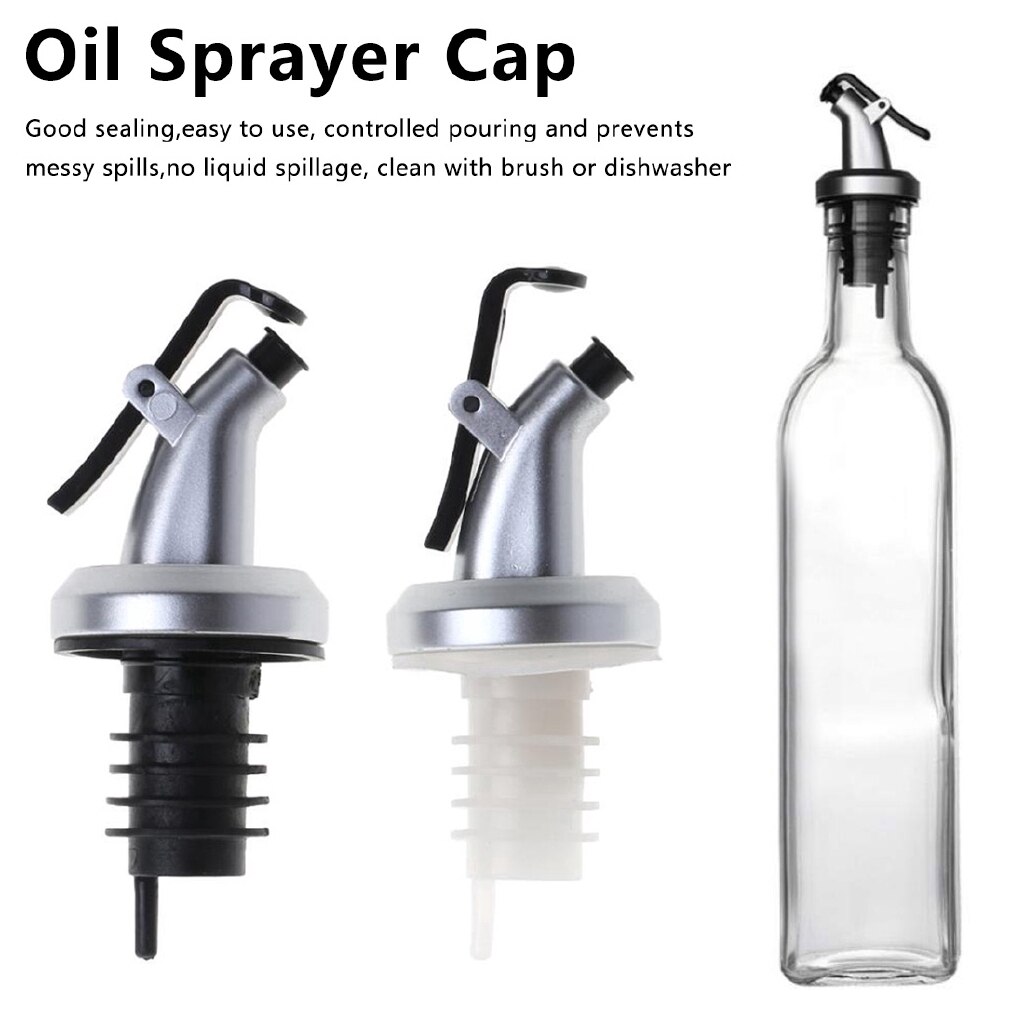 1/3Pcs Flessenstop Lekvrije Wijn Stop Fles Cap Wijn Schenker Tuit Stopper Dispenser Olijfolie Spuit keuken Gereedschap