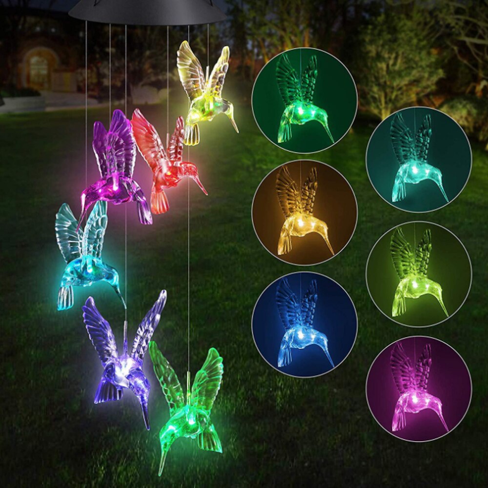 Solar Tuinverlichting LED Verlichting Opknoping Tuin Tuin Decoratie Verlichting Elektrische Windgong LED Verlichting Home Decoratie Gereedschappen