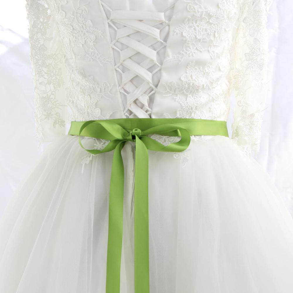 Hochzeit kleid gürtel braut gürtel damen gürtel hochzeit und wichtige anlässe strass gürtel brautjungfer kleid zubehör: Grün