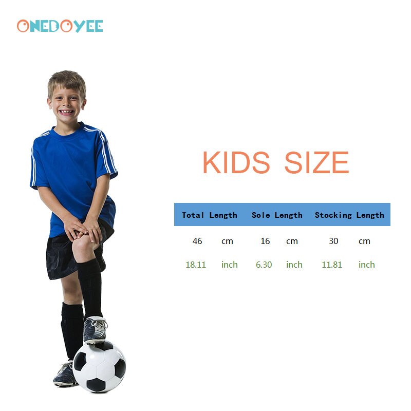 Onedoyee Sports Men Women Kids Football Socks Outdoor Running Soccer Socks Breathable Children Boys Stockings Socks Knee High