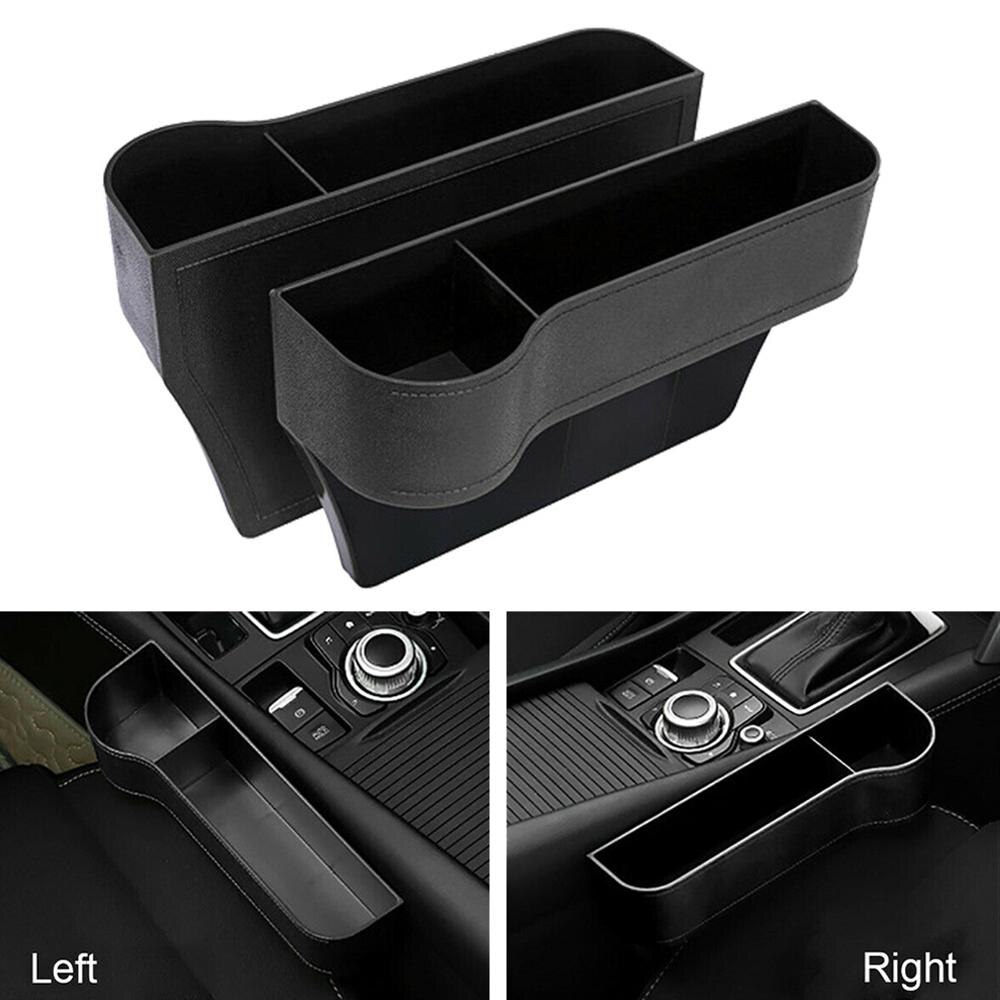 Car Storage Box organizer Universal Car Seat organizer Card Phone Holder Pocket Seat Gap Slit Pocket Catcher Organizer