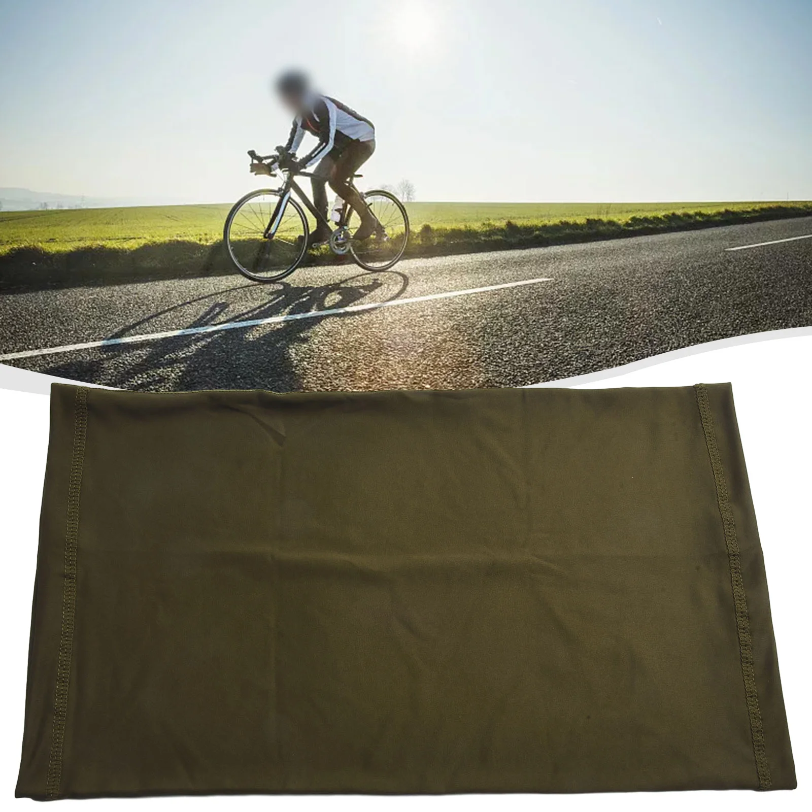 1×Bivakmuts Fietsen Nekbuis Sjaal Snood Biker Gezichtsmasker Warmer OutdoorSport Wandelen Vissen Fiets Hoofddoek 24CM×42CM